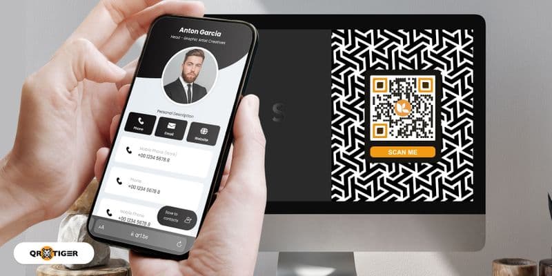 Цифровая визитная карточка с QR-кодом: 5 умных сетевых тактик